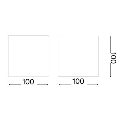 Ideal Lux - LED Outdoor Wall Light ATOM LED/12W/230V CRI 90 IP54 brown