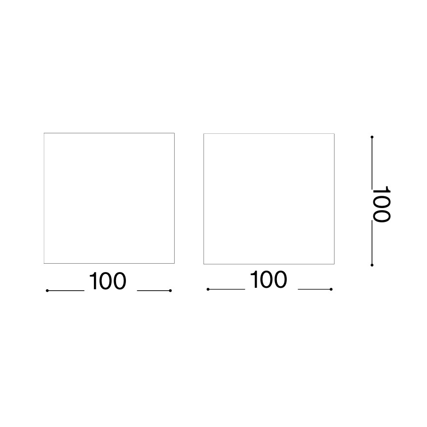 Ideal Lux - LED Outdoor Wall Light ATOM LED/12W/230V CRI 90 IP54 brown