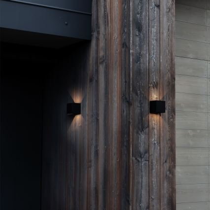 Ideal Lux - LED Outdoor wall light ATOM LED/12W/230V CRI 90 IP54 black