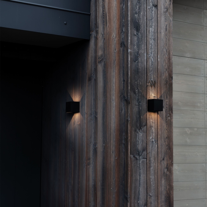 Ideal Lux - LED Outdoor wall light ATOM LED/12W/230V CRI 90 IP54 black