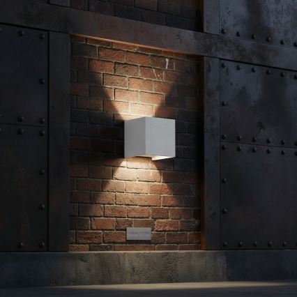 Ideal Lux - LED Outdoor wall light ATOM LED/12W/230V CRI 90 IP54 white