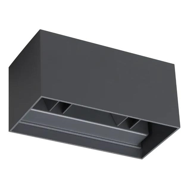 Ideal Lux - LED Outdoor wall light ATOM LED/25W/230V CRI 90 IP54 anthracite
