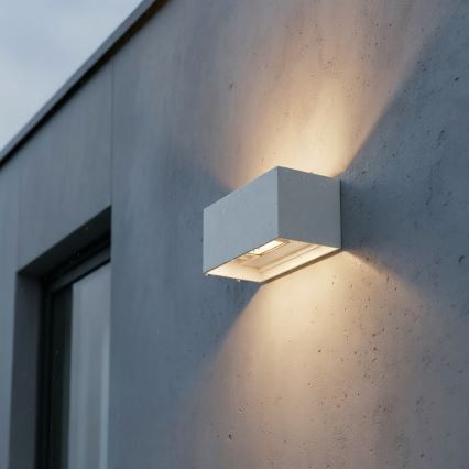 Ideal Lux - LED Outdoor wall light ATOM LED/25W/230V CRI 90 IP54 white