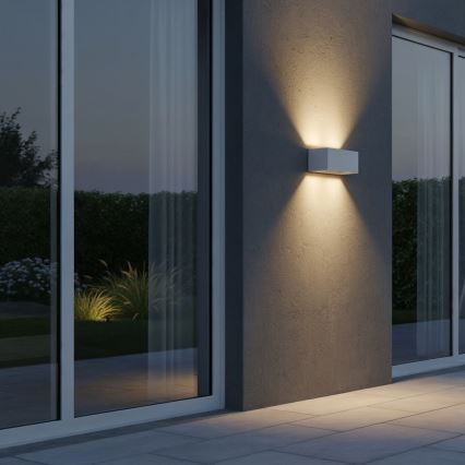 Ideal Lux - LED Outdoor wall light ATOM LED/25W/230V CRI 90 IP54 white
