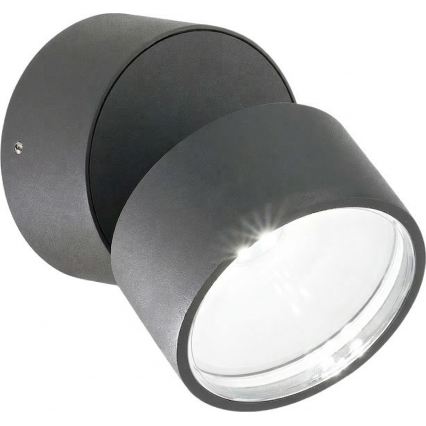 Ideal Lux - OMEGA LED Outdoor Wall Light LED/7W/230V CRI 90 IP54 Anthracite