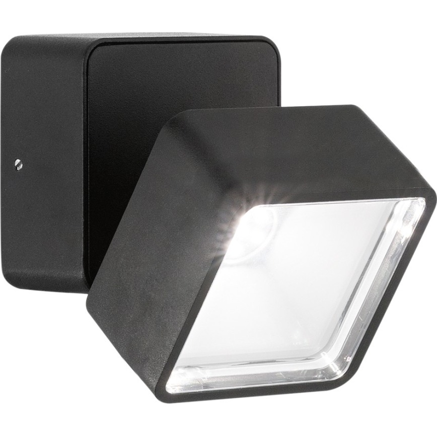 Ideal Lux - LED Outdoor Wall Light OMEGA LED/7W/230V CRI 90 IP54 Brown