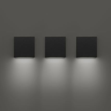 Ideal Lux - LED Outdoor Wall Light POST-IT LED/3W/12V CRI 90 Black