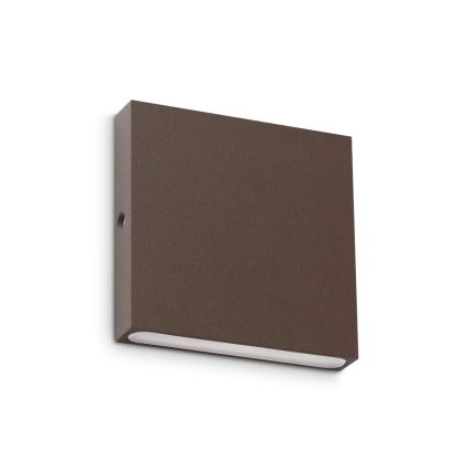 Ideal Lux - LED Outdoor Wall Light POST-IT LED/3W/12V CRI 90 Brown