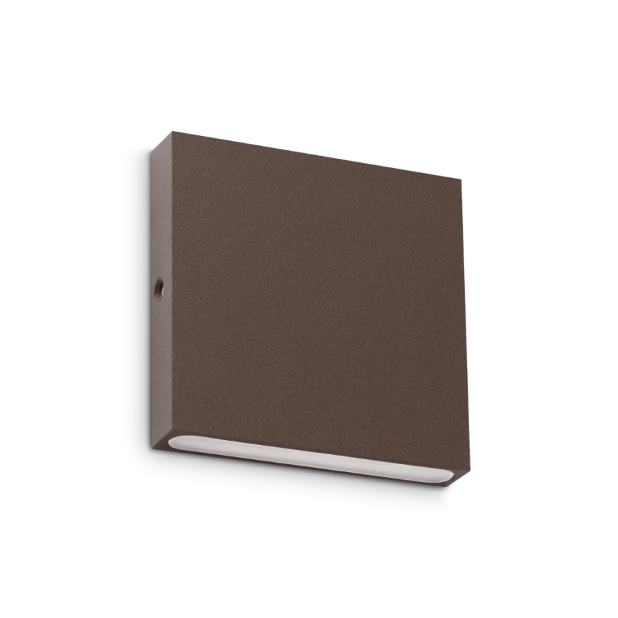 Ideal Lux - LED Outdoor Wall Light POST-IT LED/3W/12V CRI 90 Brown