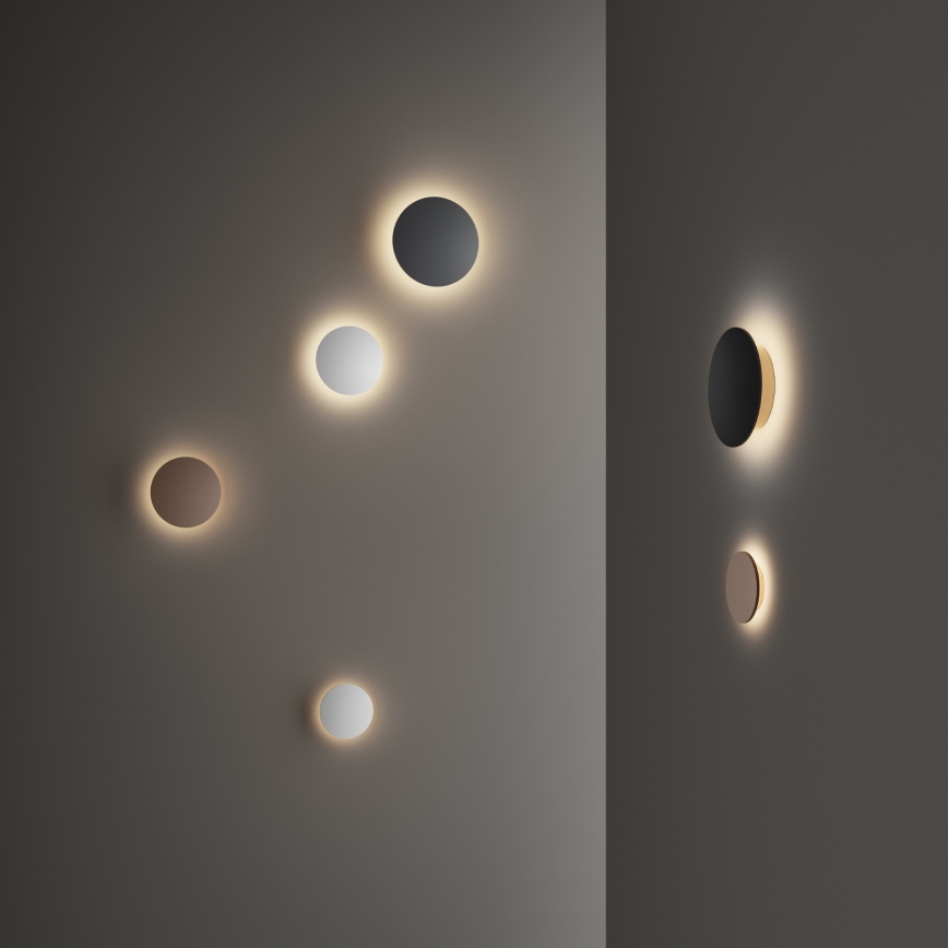 Ideal Lux - LED Outdoor Wall Light PUNTO LED/9W/230V CRI 90 Ø 18 cm IP54 Black