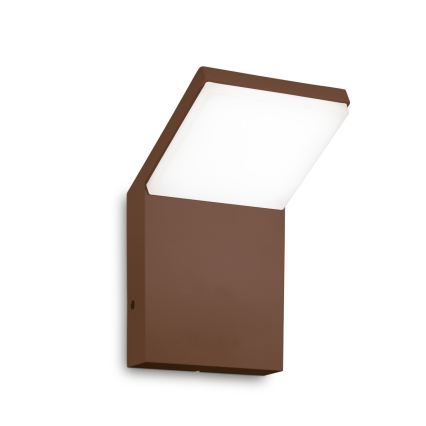 Ideal Lux - LED Outdoor wall light STYLE LED/8,5W/230V 3000K CRI 90 IP54 brown