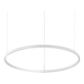 Ideal Lux - LED pendant light on cable ORACLE SLIM LED/37W/230V 4000K CRI 90 Ø 70 cm white
