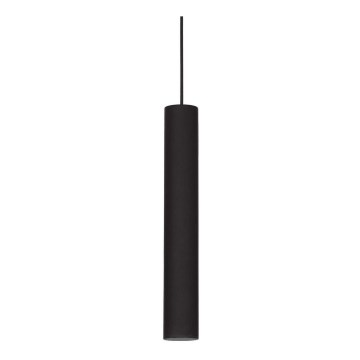 Ideal Lux - LED pendant on cable LOOK 1x GU10/7W/230V CRI 90 Ø 6 cm black