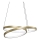 Ideal Lux - LED pendant on cable OZ LED/38W/230V Ø 40 cm CRI 90 Gold