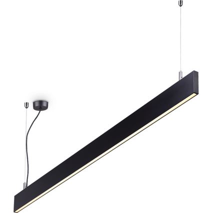 Ideal Lux - LED pendant suspended on cable LINUS LED/32W/230V 3000K CRI 90 120 cm black