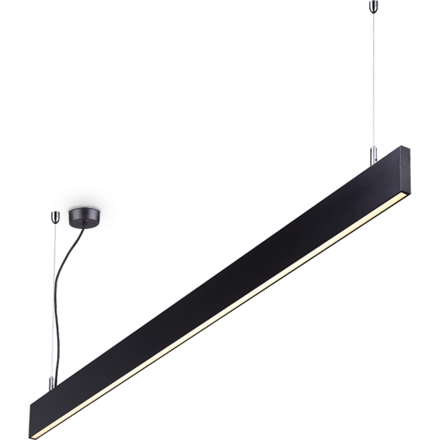 Ideal Lux - LED pendant suspended on cable LINUS LED/32W/230V 3000K CRI 90 120 cm black