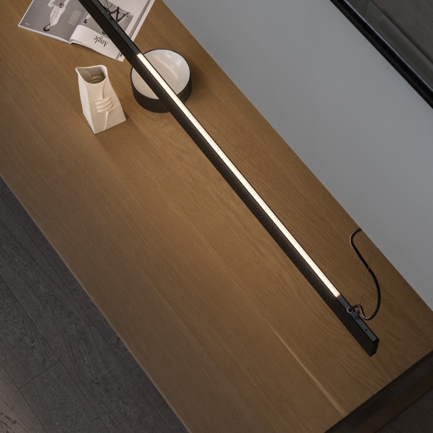 Ideal Lux - LED pendant suspended on cable LINUS LED/32W/230V 3000K CRI 90 120 cm black