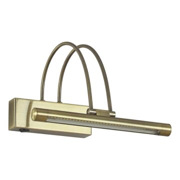 Ideal Lux - LED Picture Light BOW LED/3,5W/230V CRI 90 26 cm brass