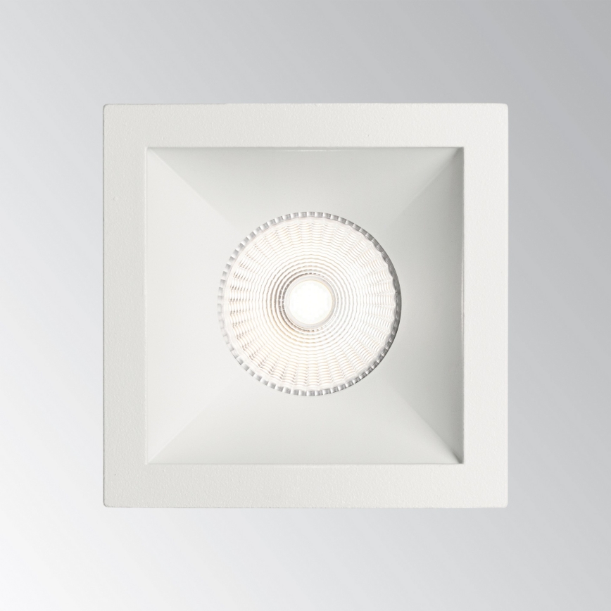 Ideal Lux - LED recessed downlight GAME TRIM LED/11W/230V 3000K CRI 90 8,4x8,4 cm IP40 white