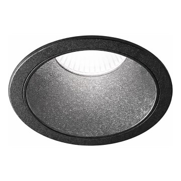 Ideal Lux - LED recessed downlight GAME TRIM LED/11W/230V 3000K CRI 90 Ø 8.5 cm IP40 black