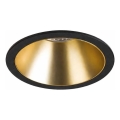 Ideal Lux - LED Recessed Downlight GAME TRIM LED/11W/230V 3000K CRI 90 Ø 8.5 cm IP40 Gold/Black