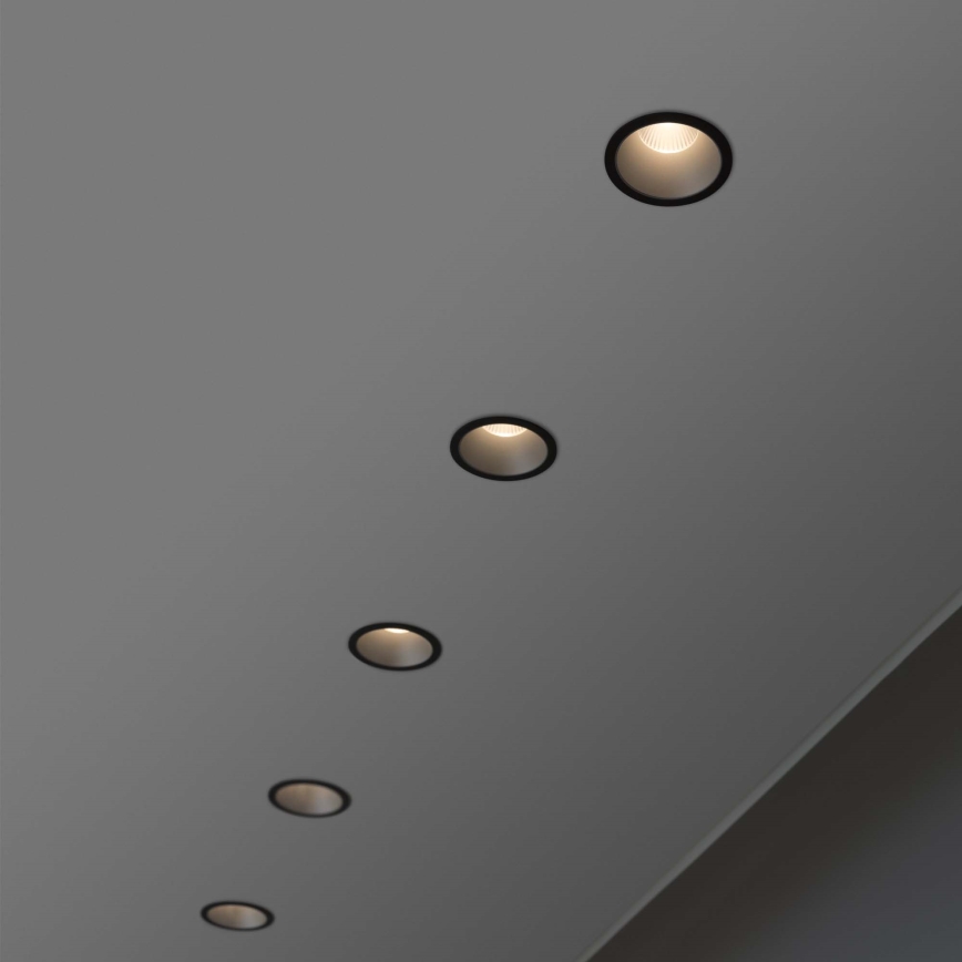 Ideal Lux - LED Recessed Downlight GAME TRIM LED/11W/230V 3000K CRI 90 Ø 8.5 cm IP40 Gold/Black