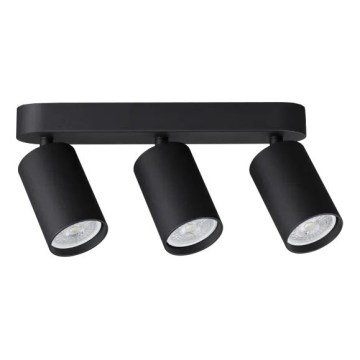 Ideal Lux - LED spotlight DYNAMITE 3xGU10/7W/230V CRI 90 black