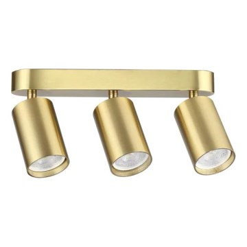 Ideal Lux - LED Spotlight DYNAMITE 3xGU10/7W/230V CRI 90 Brass