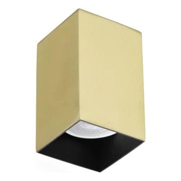 Ideal Lux - LED Spotlight LOOK 1xGU10/7W/230V CRI 90 6x6 cm brass