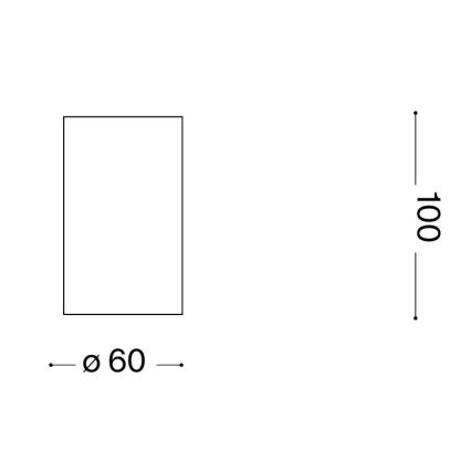 Ideal Lux - LED Spotlight LOOK 1xGU10/7W/230V CRI 90 Ø 6 cm Brass