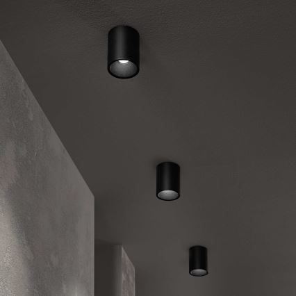 Ideal Lux - LED Spotlight NITRO LED/10W/230V d. 8 cm CRI 90 black