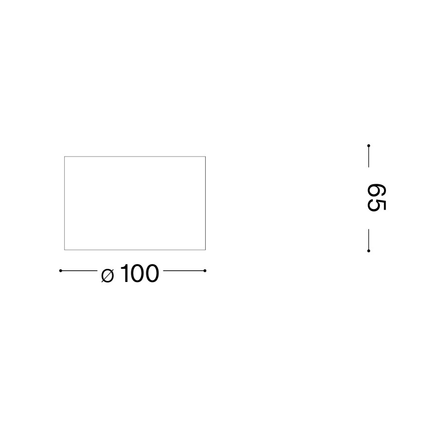 Ideal Lux - LED spotlight SPIKE 1xGX53/9W/230V Ø 10 cm polished chrome