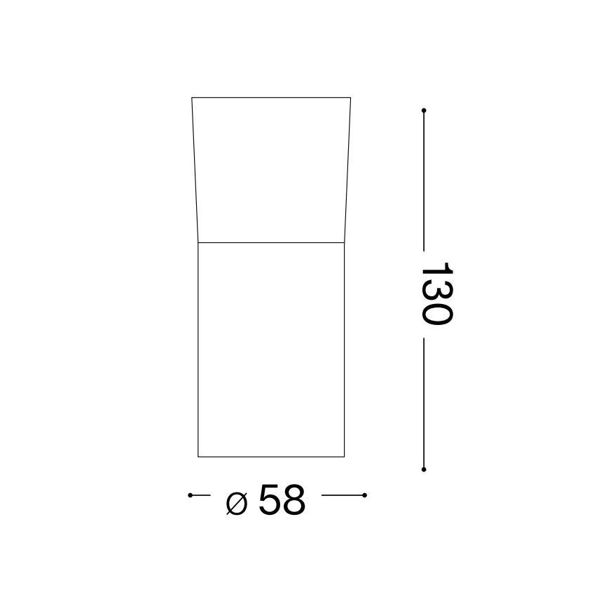 Ideal Lux - LED Spotlight TOBY 1xGU10/7W/230V CRI 90 white