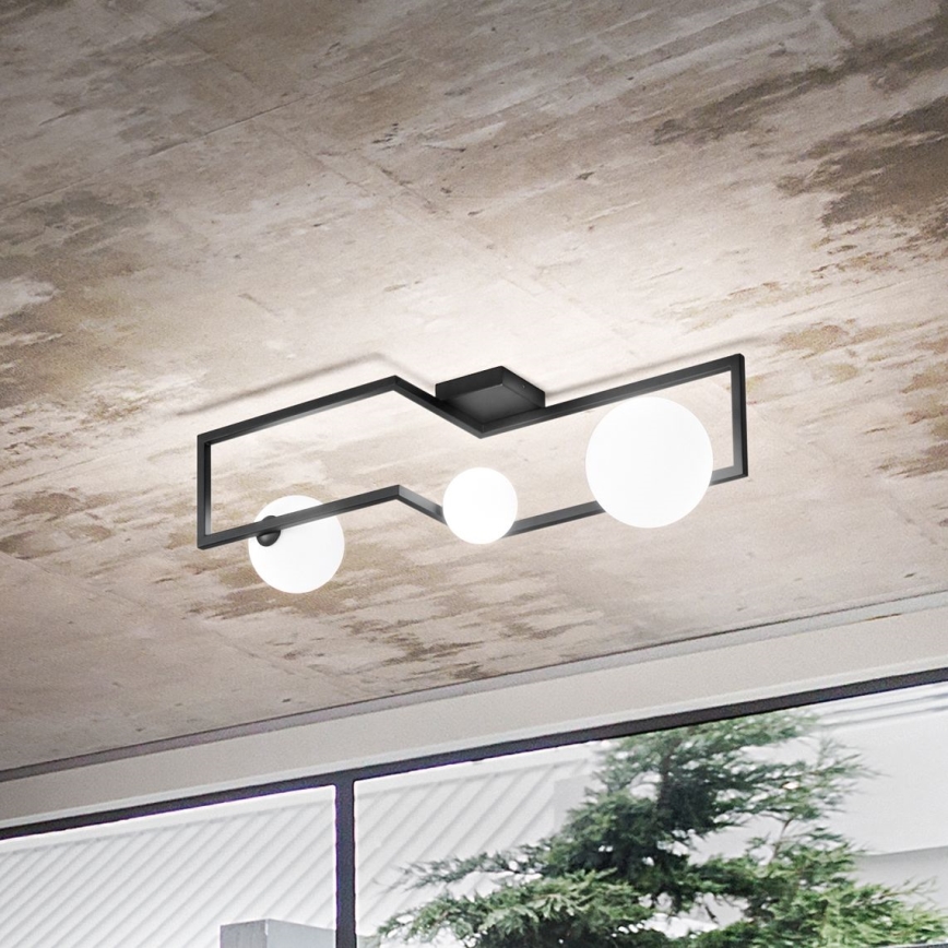 Ideal Lux - LED Surface-mounted chandelier ANGOLO 3xG9/3W/230V black