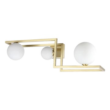 Ideal Lux - LED Surface-mounted chandelier ANGOLO 3xG9/3W/230V brass