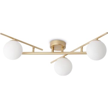 Ideal Lux - LED Surface-mounted chandelier ATLAS 3xG9/3W/230V gold