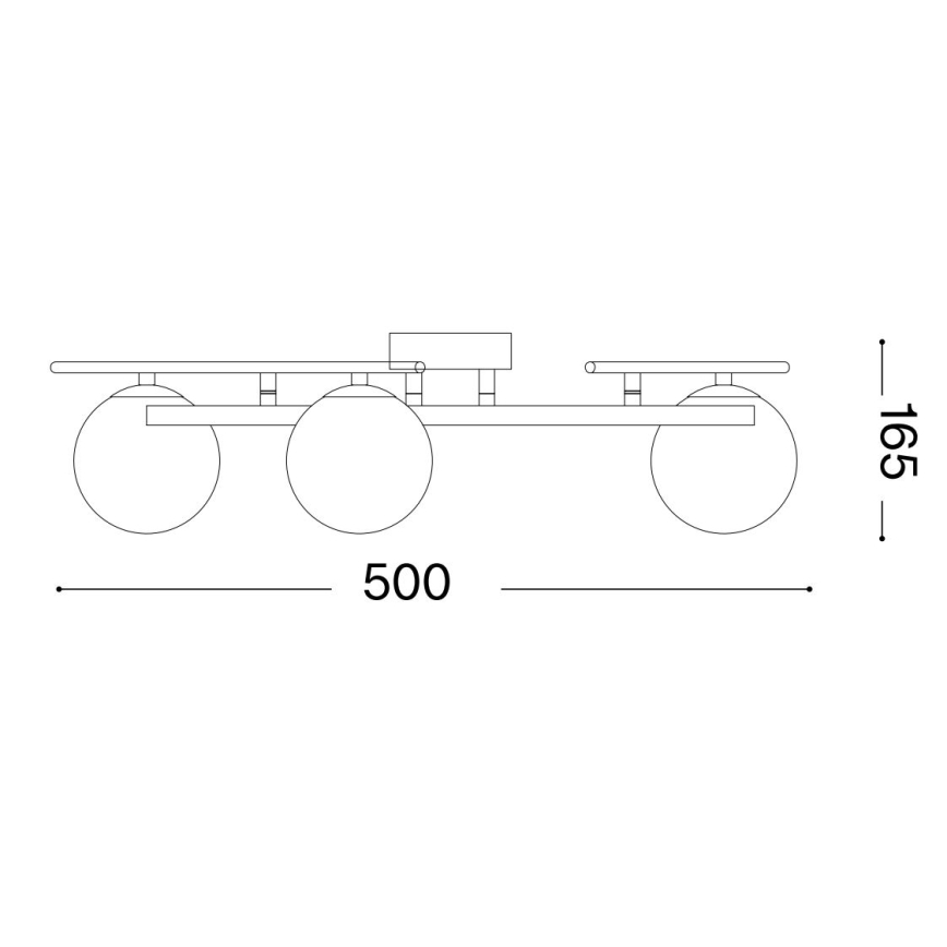 Ideal Lux - LED Surface-mounted chandelier ATLAS 3xG9/3W/230V white