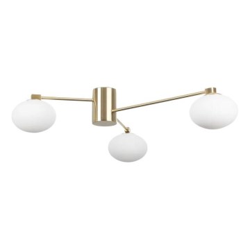 Ideal Lux - LED Surface-mounted chandelier HERMES 3xG9/3W/230V d. 90 cm gold