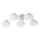 Ideal Lux - LED Surface-mounted chandelier HERMES 5xG9/3W/230V d. 60 cm white