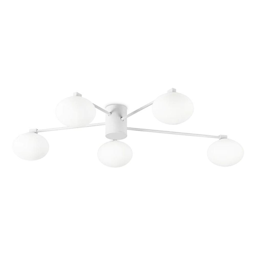 Ideal Lux - LED Surface-mounted chandelier HERMES 5xG9/3W/230V d. 90 cm white