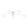 Ideal Lux - LED Surface-mounted chandelier HERMES 5xG9/3W/230V d. 90 cm white