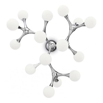 Ideal Lux - LED Surface-mounted chandelier NODINO 15xG9/15W/230V white