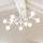 Ideal Lux - LED Surface-mounted chandelier NODINO 9xG9/3W/230V white