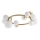 Ideal Lux - LED Surface-mounted chandelier PERLAGE 10xG9/3W/230V d. 70 cm gold/white