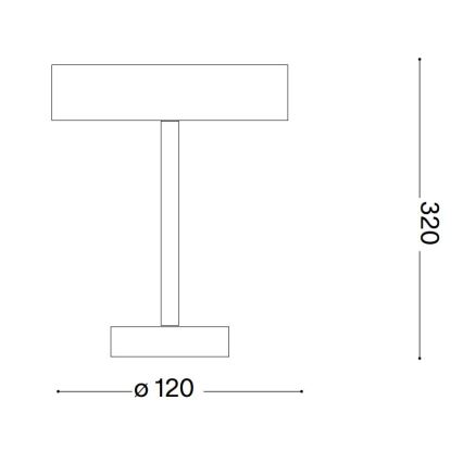 Ideal Lux - LED Touch outdoor lamp TOFFEE LED/2W/230V CRI 90 IP54 black