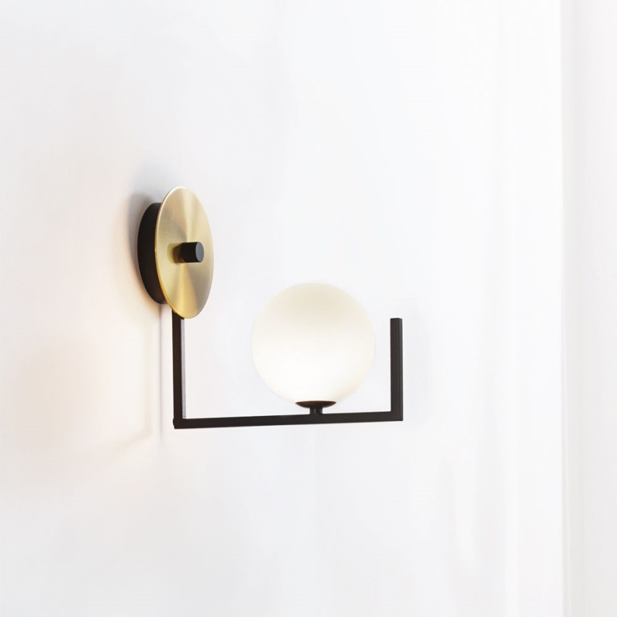 Ideal Lux - LED Wall lamp BIRDS 1xG9/3W/230V black/gold