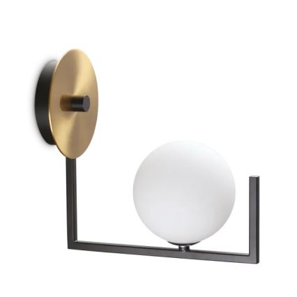 Ideal Lux - LED Wall lamp BIRDS 1xG9/3W/230V black/gold