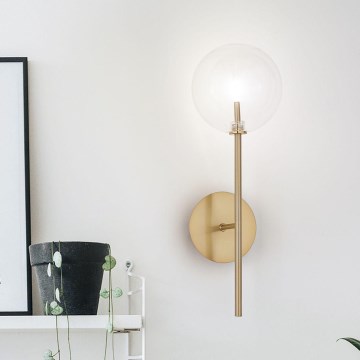 Ideal Lux - LED Wall lamp EQUINOXE 1xG4/2W/230V brass/clear