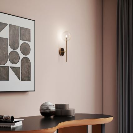 Ideal Lux - LED Wall lamp EQUINOXE 1xG4/2W/230V brass/clear