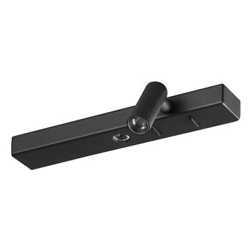Ideal Lux - LED Wall light BONNE 2xLED/6,5W/230V CRI 90 black